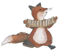 egmonttoys music fox animal musician Sticker