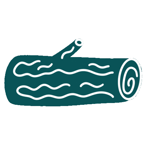 Log Firewood Sticker