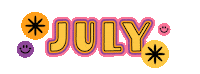 Summer July Sticker by Marcela Illustrates