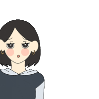 rupalico annoyed bored disappointed seriously Sticker