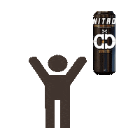 Nitro Sticker by Caveman Coffee Co.