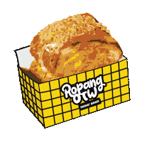 ropangotw food yummy snack toast Sticker