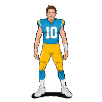 Los Angeles Chargers Football Sticker by SportsManias