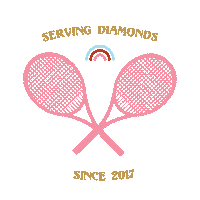tennis sparkle Sticker by Thelastline