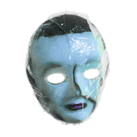 Mask 3Dep Sticker by dreamsneverdie