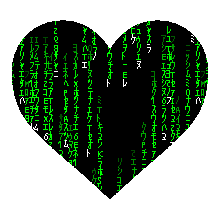 The Matrix Love Sticker
