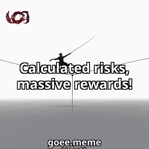 Risk Reward GIF by Goeememe