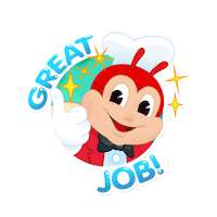 great job thumbs up Sticker by Jollibee