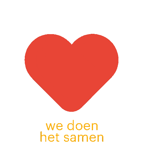 Heart Working Together Sticker by Randstad Nederland