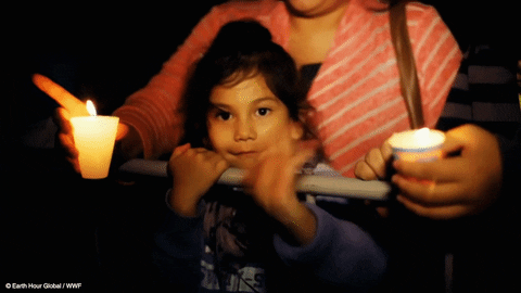 happy girl GIF by Earth Hour