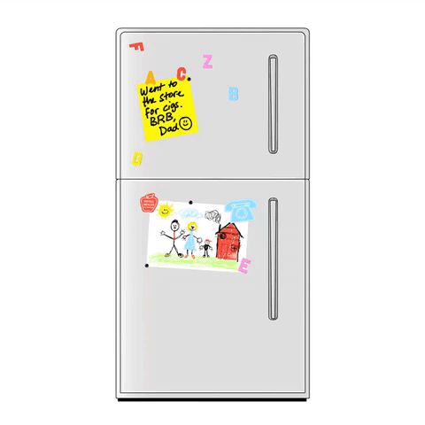 Dad's Fridge Note