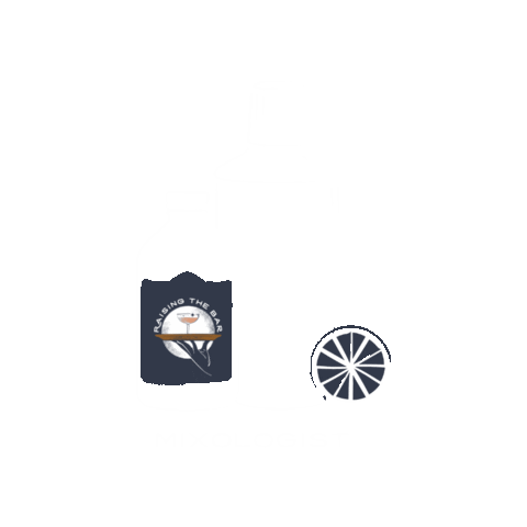 weareraisingthebar mixologist raising the bar zeroproof Sticker