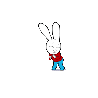 Happy Dance Sticker by simon_superrabbit
