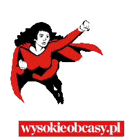 WysokieObcasy cape superwoman wysokieobcasy superbohaterka Sticker