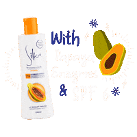 Lotion Papaya Sticker by Silka Skincare