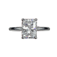 Solitaire Moissanite Sticker by Lauren B Jewelry