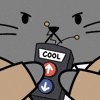 Freezing Air Conditioning GIF by MESA My Emotional Support Animal