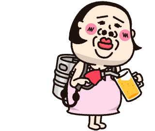 Draft Beer Alcohol Sticker