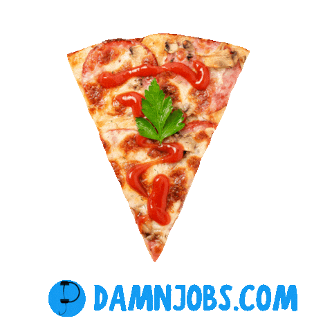 Super Bowl National Pizza Day Sticker by Damnjobs