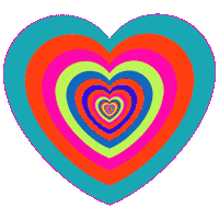 i love you hearts Sticker