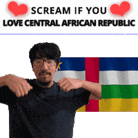 Central African Republic Cf Sticker