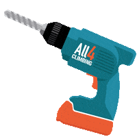 Drill Love Sticker by All4climbing