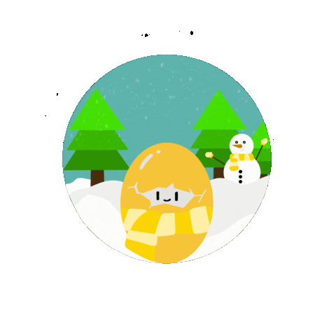 Snow Winter Sticker by LioxFoundation