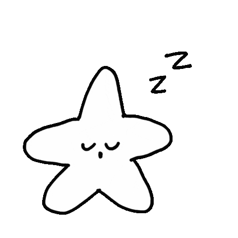 Star Sleep Sticker