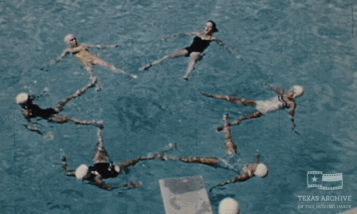 swimming pool summer GIF by Texas Archive of the Moving Image