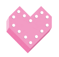love heart pink design amor Sticker