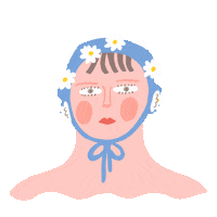 Girl Swimming Sticker by micolate