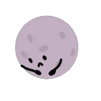 Sad Outer Space Sticker by Demic