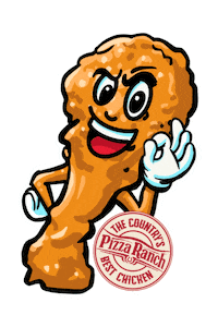 Fried Chicken Sticker by Pizza Ranch