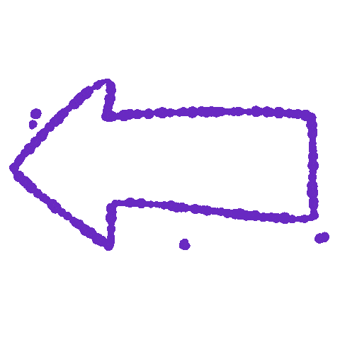 Arrow Sticker by UBC Arts