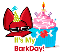 Td Barkday Sticker by Toy Doggie