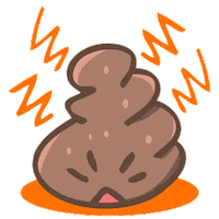 angry poop Sticker by Geo Law