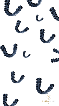 lineaorthodontics invisalign aligner alinhador lineaorthodontics Sticker