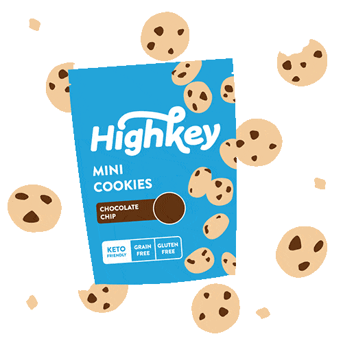 highkeysnacks lemon mint chocolate chip chocolate chip cookies Sticker