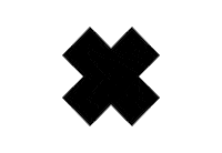 x hipster Sticker by Mattin