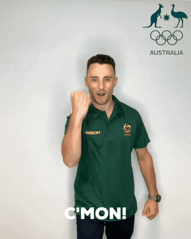 Come On Yes GIF by AUSOlympicTeam