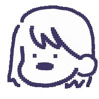 Pixel Stare Sticker by Yuki Slimez