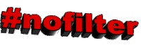 No Filter Instagram Sticker by AnimatedText