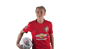 Manchester United Soccer Ball Sticker by Barclays FAWSL