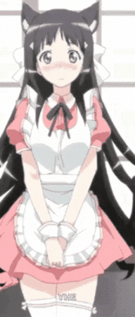 Surprised Cat Girl GIF