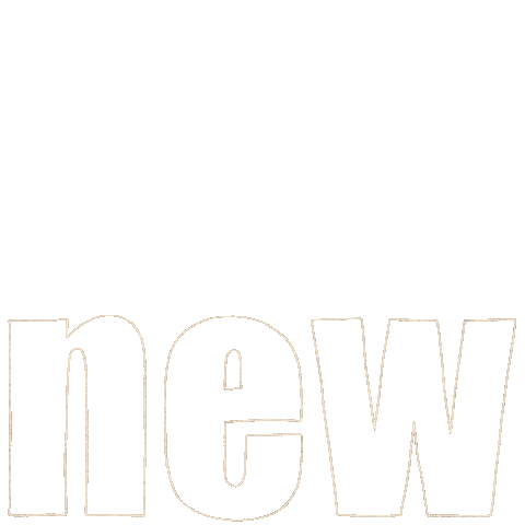 Orange Lettering Sticker