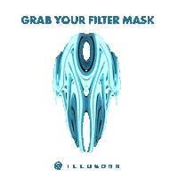 illusorr logo design instagram brand Sticker