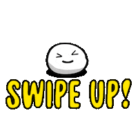 swipe up Sticker by Big Potato Games