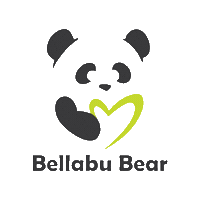 BellabuBear logo panda bellabu bellabubear Sticker