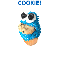 Cookie Monster Dessert Sticker by OTBP