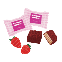 Royce Chocolatestrawberry Sticker by ROYCE' Chocolate USA